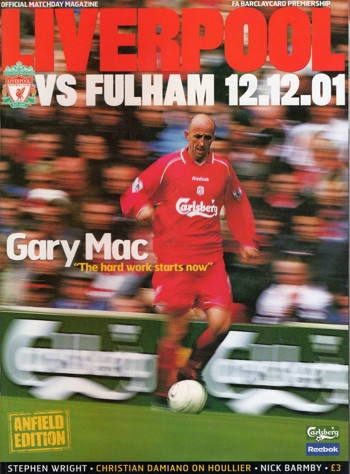 Match programme